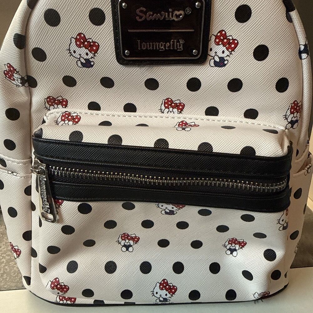 Loungefly Sanrio Hello Kitty Polka Dot Mini Backpack - Picture 3 of 13